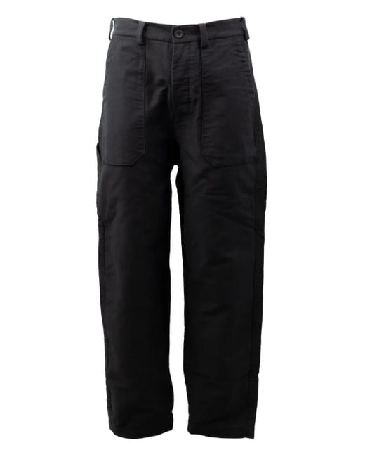 Pantalones con bolsillos de parche Casey Casey de hombre de color Black