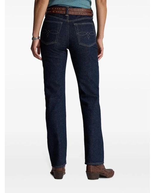 Vaqueros Rectos RRL de color Blue
