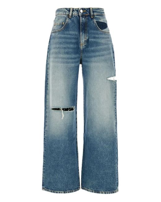 ICON DENIM ダメージ ジーンズ Blue
