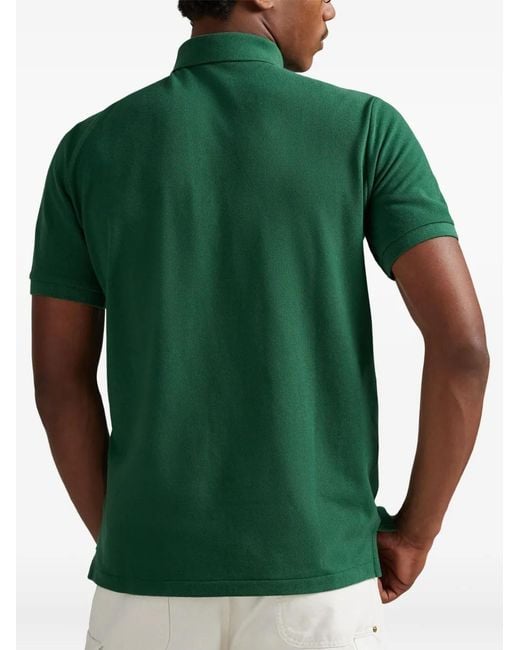 Polo Ralph Lauren Green Embroidered Polo Shirt for men