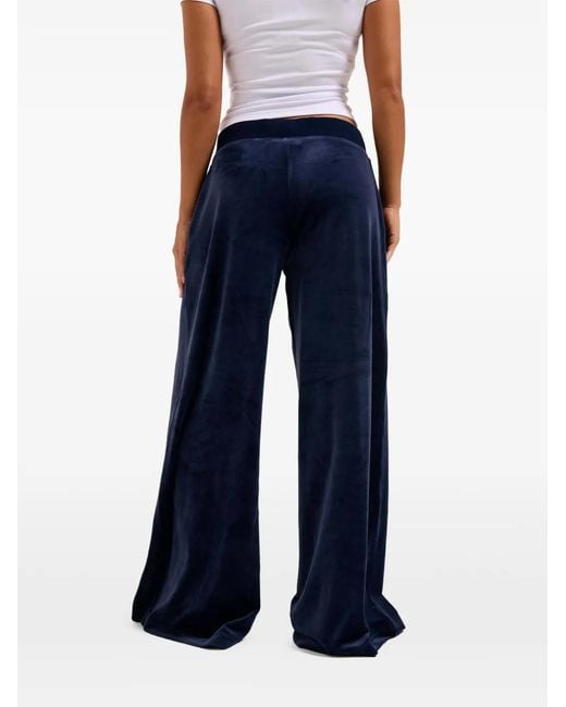Juicy Couture Blue Pantalon De Jogging À Coupe Ample