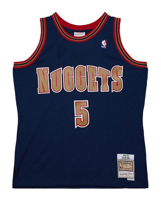 Mitchell & Ness Blue Jalen Rose Denver Nuggets 1994-95 Jersey for men