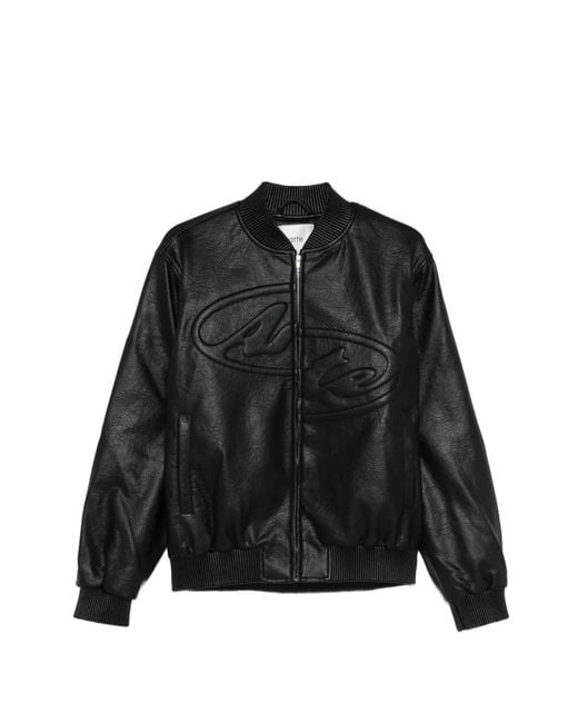 Arte' Black Veste À Détail Logo
