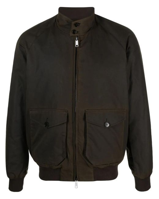 Baracuta Black Waxed Jacket for men