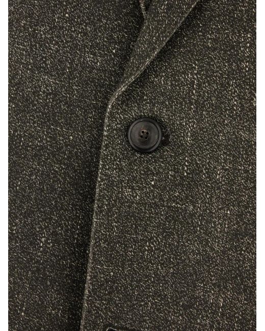 Circolo 1901 Black Speckled Two-Button Jacket for men