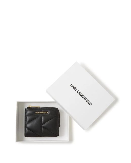 Karl Lagerfeld Black K/Kuilt Portemonnaie