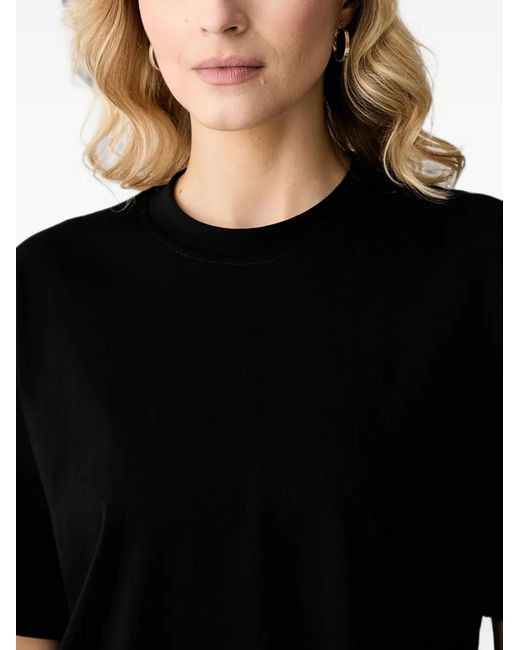 Karl Lagerfeld Black Crystal-Embellished T-Shirt