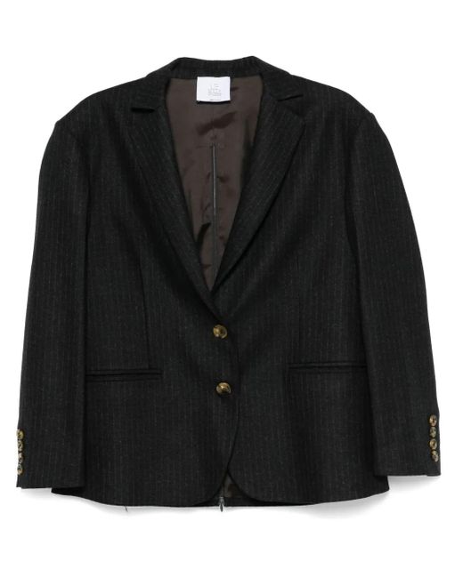 LE SULLY STUDIO ストライプ ジャケット Black