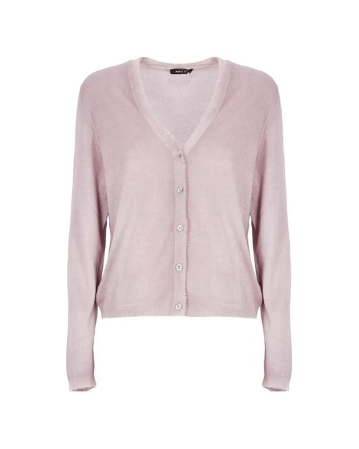 Avant Toi Pink Buttoned Cardigan