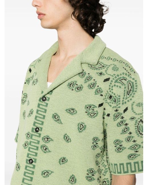 Chemise à motif cachemire en jacquard Alanui pour homme en coloris Green