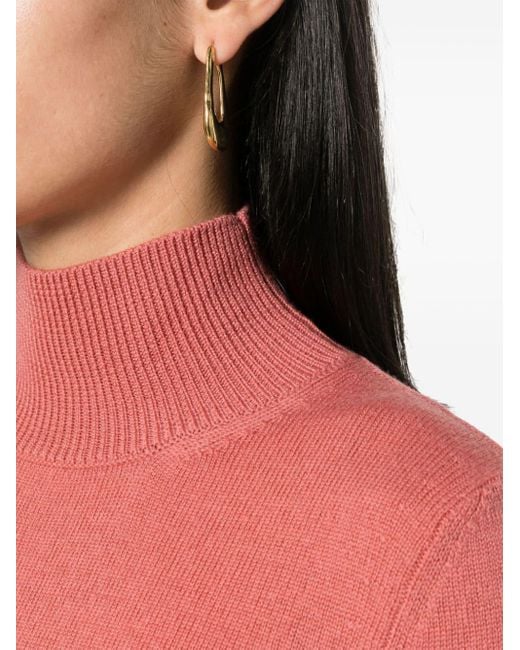 Maglione a collo alto di Max Mara in Pink