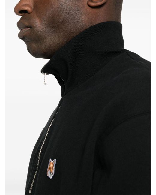 Maison Kitsuné Fox Head Sweatshirt in Black für Herren
