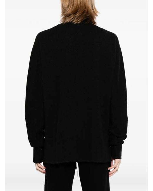 Ma+ Black Zipped Tall-Collar Jacket for men