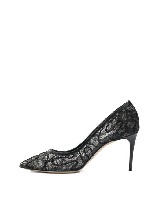 Casadei Black Julia Pointed Pumps