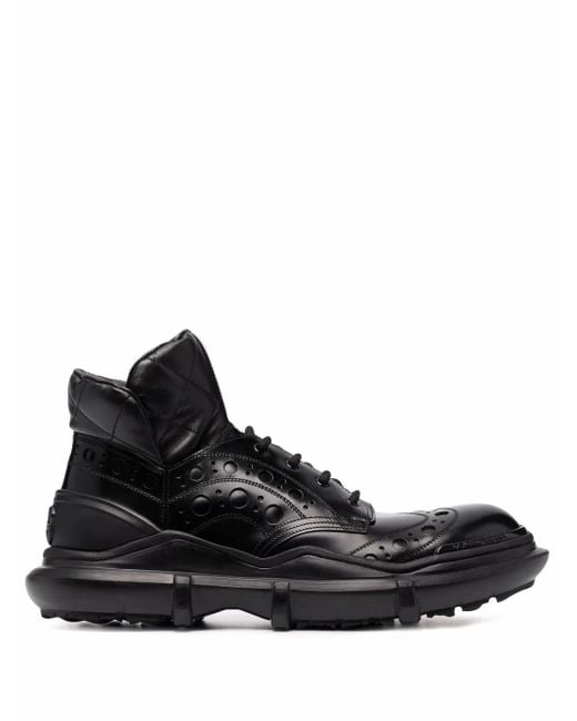 Dolce & Gabbana Black Brogue-style Boots for men