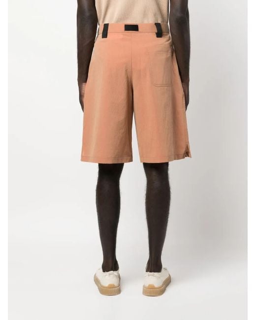 Jacquemus Brown 'le Short Meio' Belted Shorts for men