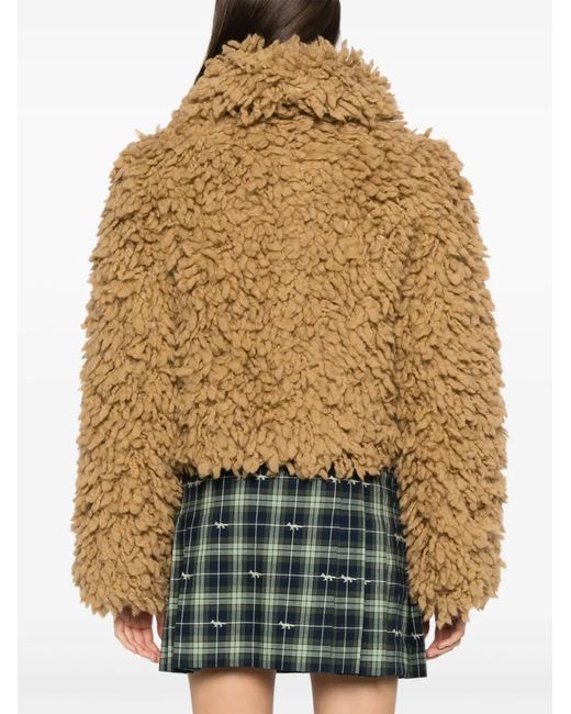 Burberry Brown Wool-Blend Short Jacket