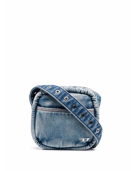 DIESEL Amelia Denim Shoulder Bag in Blue Lyst Australia