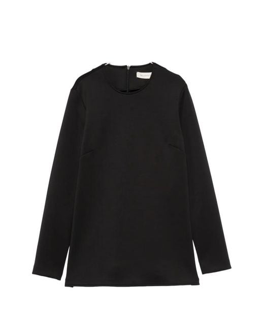 Max Mara Black Fuxia Long-Sleeve Top