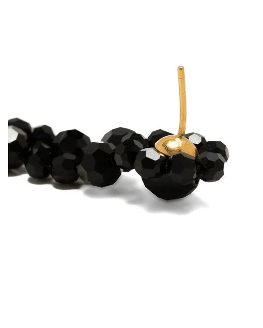 Simone Rocha White Bead-Embellished Earrings