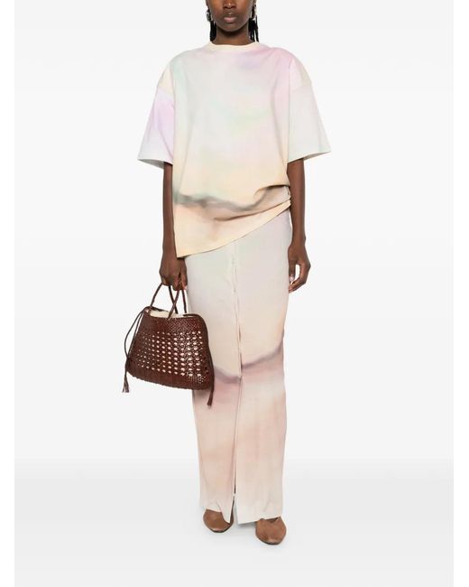 Nanushka White Button-Down Maxi Skirt