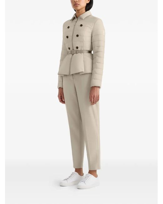 Mackage Natural Veste Matelassée Serafina À Taille Ceinturée