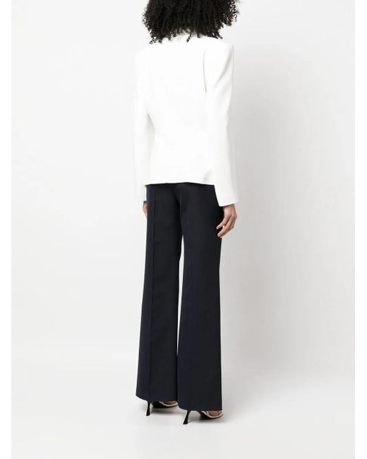 Blazer À Boutonnière Croisée Alberta Ferretti en coloris White