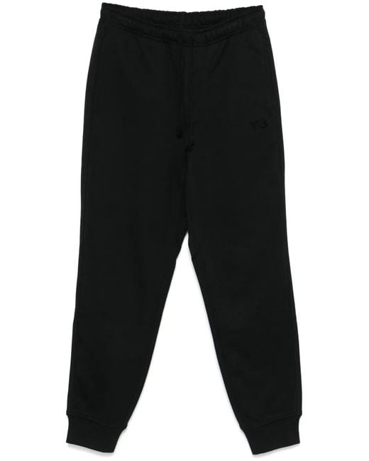 Y-3 Black X Adidas Logo-Print Track Pants