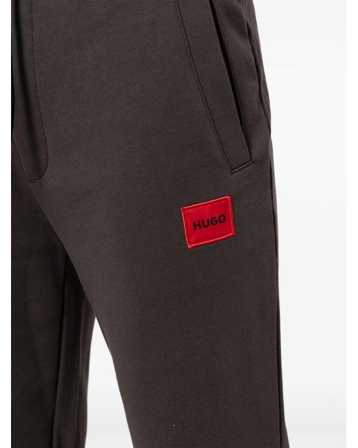 Pantalon De Jogging À Logo Appliqué HUGO pour homme en coloris Gray