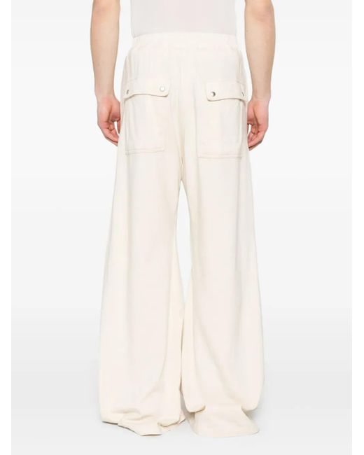Rick Owens Natural Geth Belas Track Pants for men