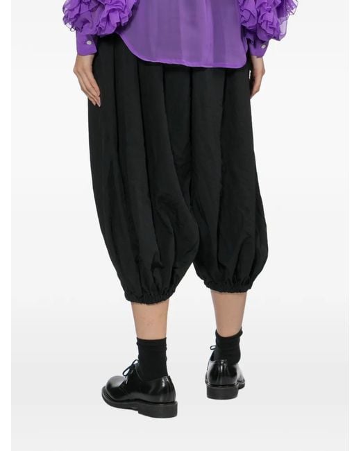 Comme des Garçons Black Pleated Trousers