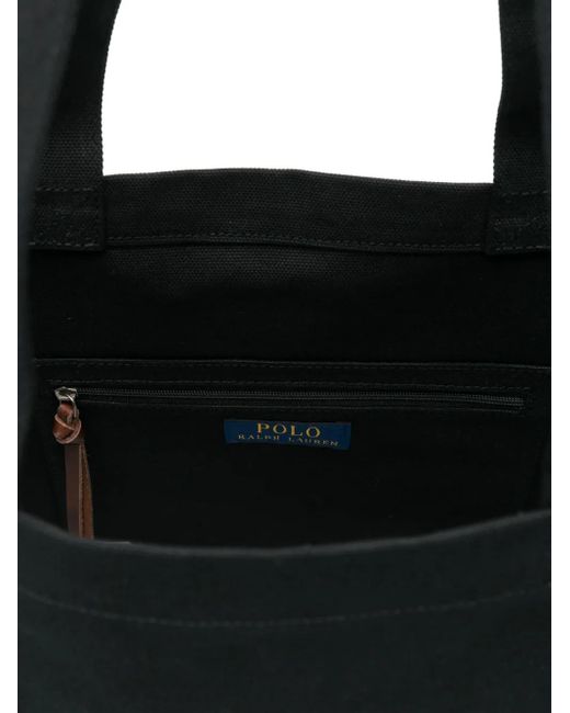 Polo Ralph Lauren Black Tote-Large