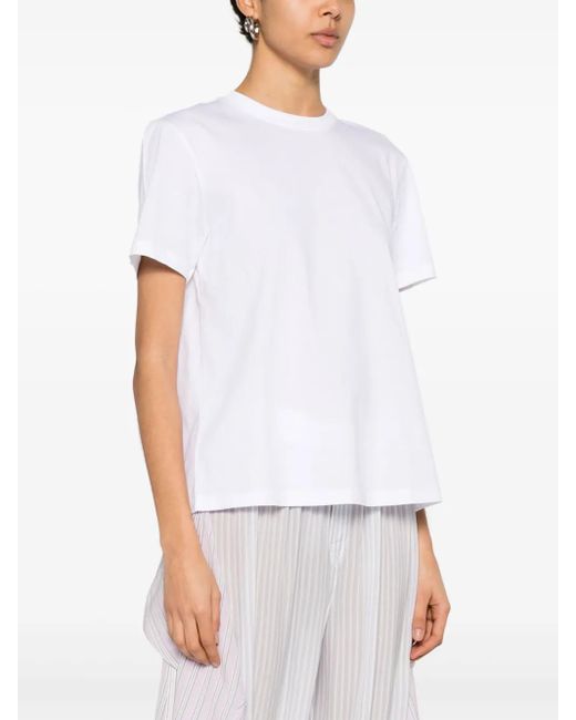 Camiseta De Algodón Rabanne de color White