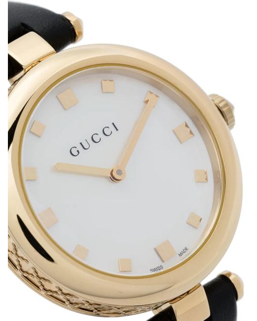 Gucci White Diamantissima 32Mm