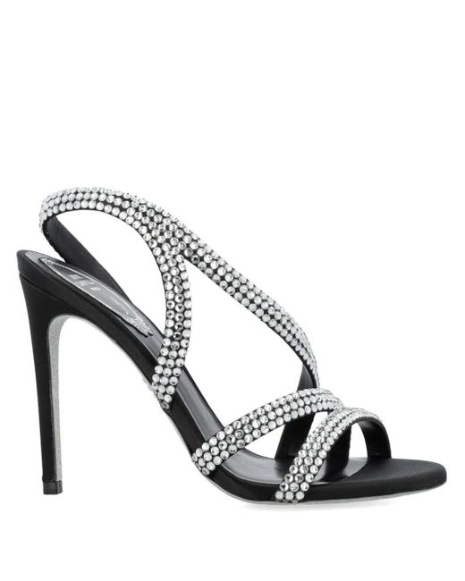 Sandales Lisa 105 Mm Rene Caovilla en coloris Metallic