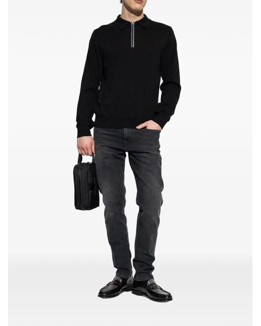 Paul Smith Black Penny-Strap Loafers for men