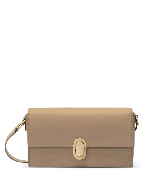 Furla Gray Small Eclisse Crossbody Bag