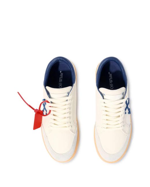 Off-White c/o Virgil Abloh Low Vulcanized Vintage Sneakers in Pink für Herren