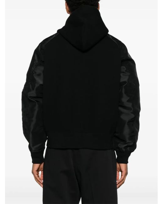 メンズ Sacai フーデッド ジャケット Black