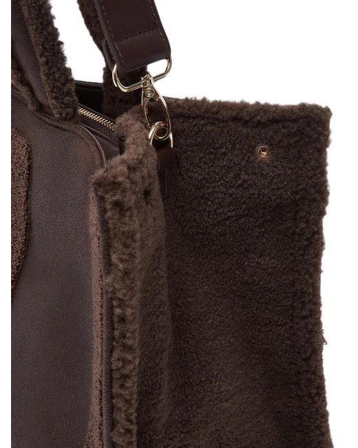 Liu Jo Brown Large Tote Bag With Logo
