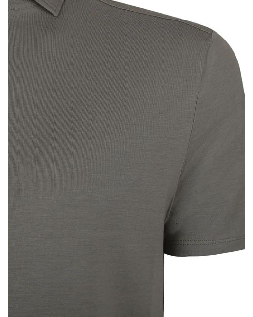 Malo Gray Short-Sleeved Polo Shirt for men