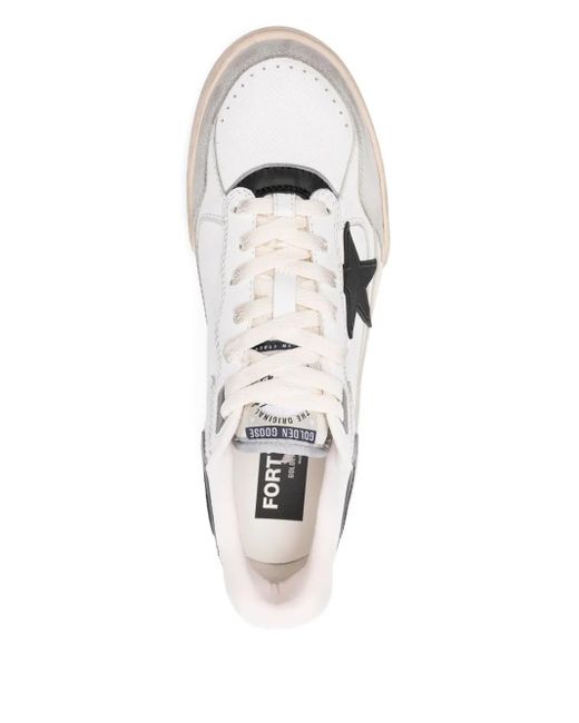 Zapatillas Forty2 con parche de estrella Golden Goose Deluxe Brand de hombre de color White