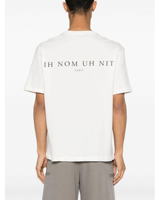 Ih Nom Uh Nit Katoenen T-shirt Met Logoprint in het Pink voor heren