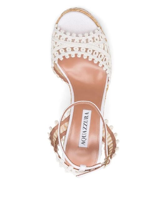 Aquazzura Natural 105Mm Kahlo Espadrilles