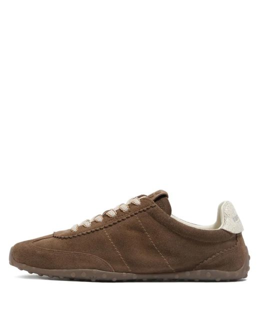 Bimba Y Lola Brown Lace-Up Panelled Sneakers