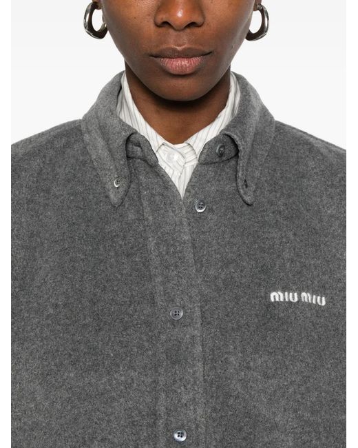 Miu Miu Gray Overshirt