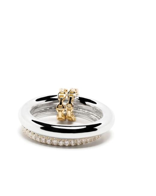 Spinelli Kilcollin White X Hoorsenbuhs 18Kt And Diamond Ring