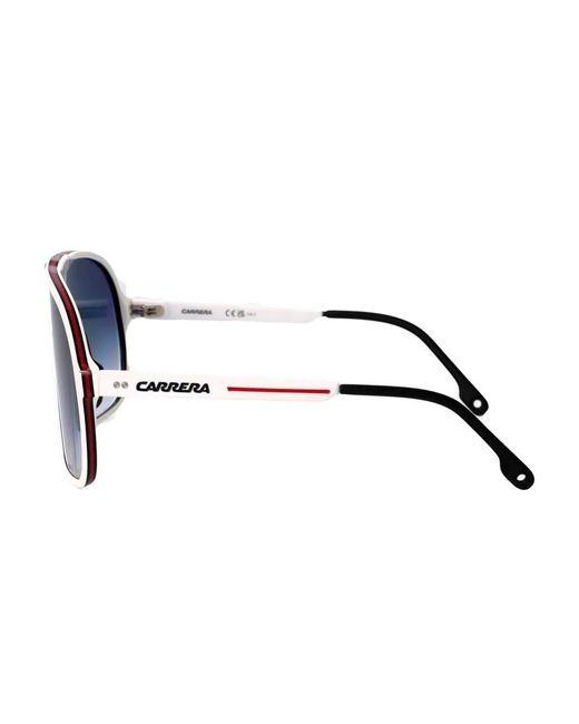 Carrera Blue Shield-Frame Sunglasses for men