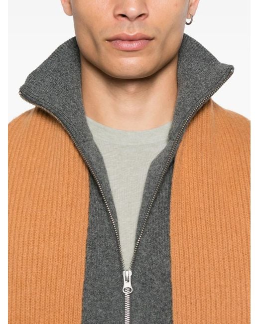 Extreme Cashmere ジップアップ カシミアカーディガン Gray