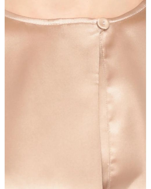 Peserico Natural Button-Detail Blouse